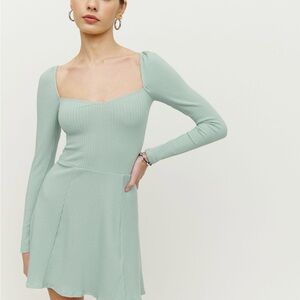 Reformation NWT Bruno Knit Dress in Robin’s Egg size M